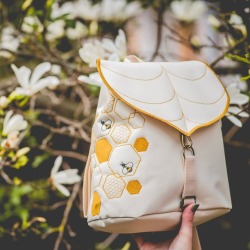 sosuperawesome:  Honey Bee Backpacks and