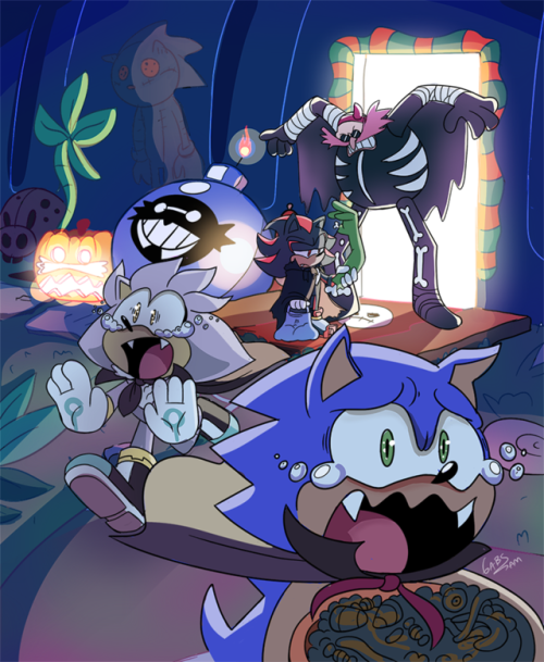 maria-artz:  gabs-sam:  HALLOWEEN!  @allesiathehedge it’s soniiic