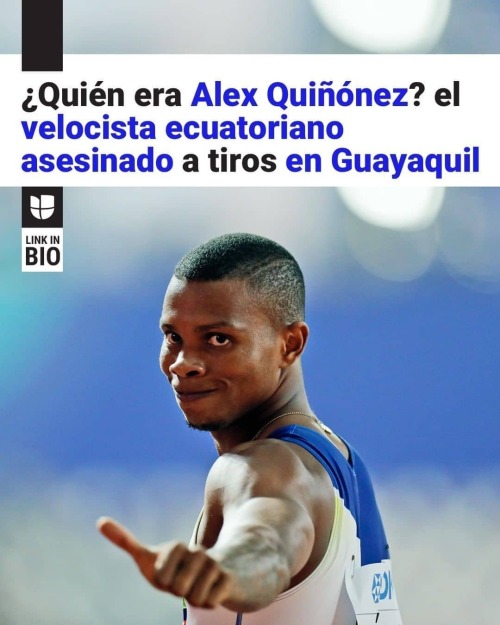 El atleta olímpico Alex Quiñónez, considerado el mejor velocista ecuatoriano de