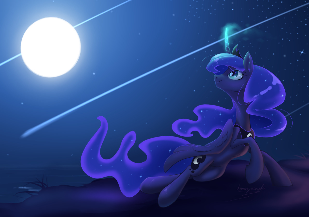 bronyseph:  Lunas Light Show 