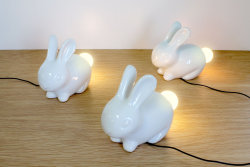 alice-is-wet:  piinkuhimitsuu:  whiskersonkittens:   The Bunny Light Will Add a Touch of Spring Freshness to Your Home References: suck.uk and incrediblethings   I have a mighty need.  WANT 