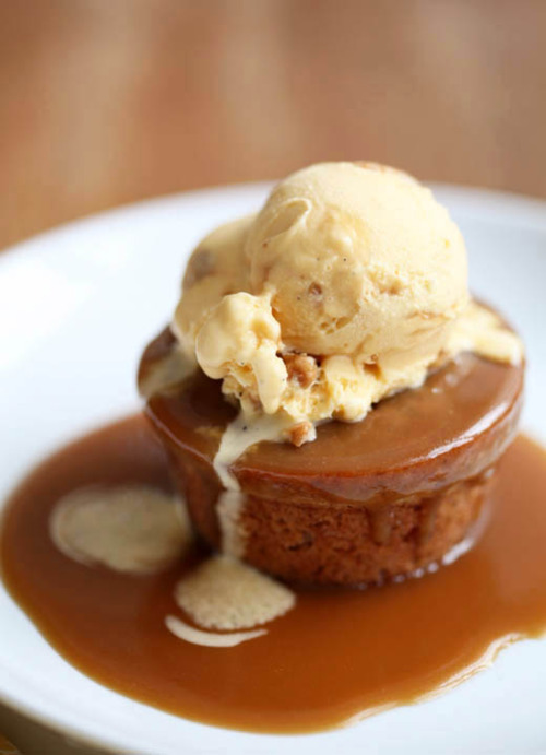 Sticky Toffee Cake and Nut Brittle Ice Cream  Cake: 8 ounces dates 1 1/4 cup water &frac12;