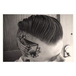 bornagainpresidency:  winteroverture:  Aswell as my new tattoo, I got my hair cut yesterday in preparation for it. Thanks @sbbarbers 👊  Fuck, this rules.