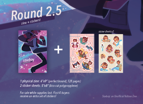 Round 2.5 of Starboy: an Unofficial Lance Zine is open! We’re selling 12 bundles of zines + sticker 