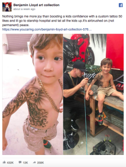 heyblackrose:  deebott:  nefepants:  this-is-life-actually:  This artist is giving free temporary tattoos to sick children 25-year-old New Zealand artist Benjamin Lloyd has  been traveling to hospitals and health centers to temporarily tat up young
