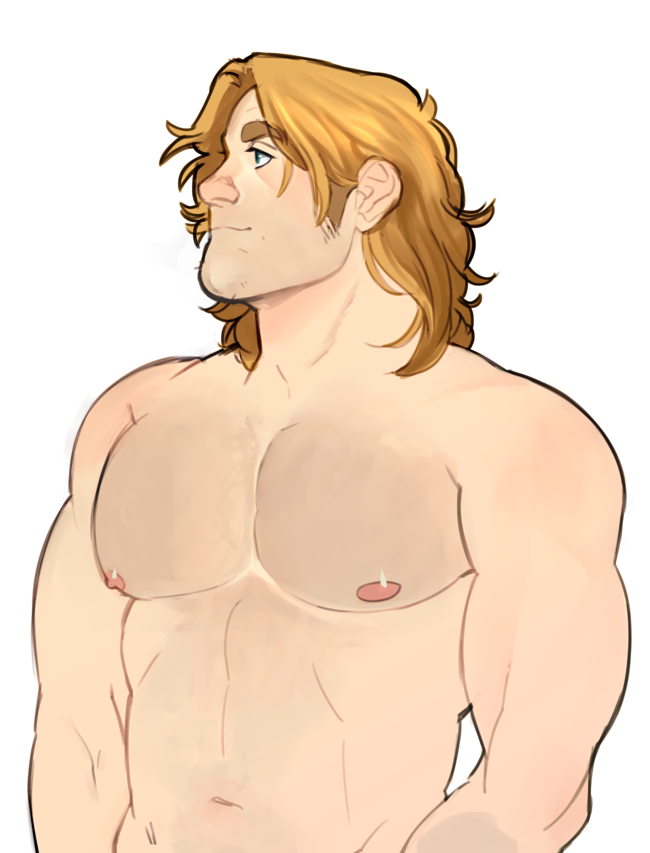 kinomatika:micah for a warmup… every time i draw him he seems to get a little broader