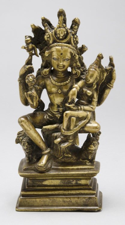 Balarama with Revati, circa 10 c.; Chamba, Himachal Pradesh 