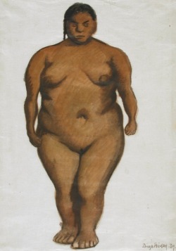 chulaspice:  Female Nude (Desnudo femenino)Alternate Title: Desnudo femeninoDiego Rivera (Mexico, 1886-1957)Mexico, 1939