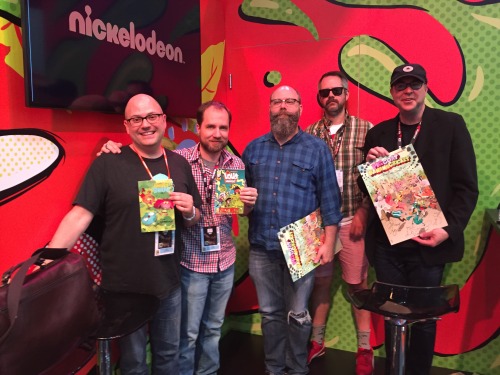 nickanimationstudio: The Creators of our newest Nicktoons did a signing at the Nick booth today! Lef