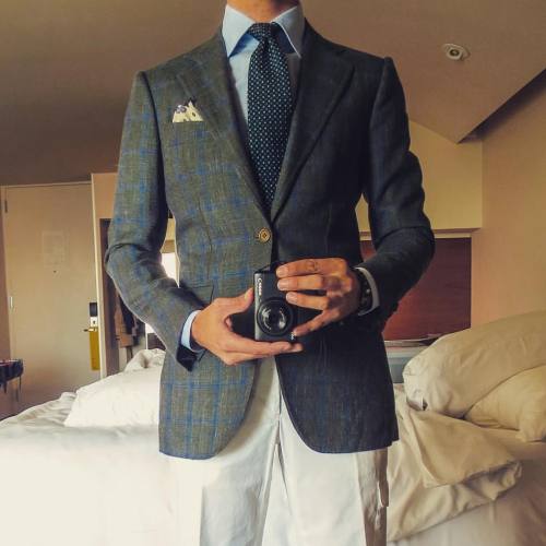 Orazio Luciano sport coat - @violamilano tie #mnswr #menswear #tailoring #ootd #wiwt