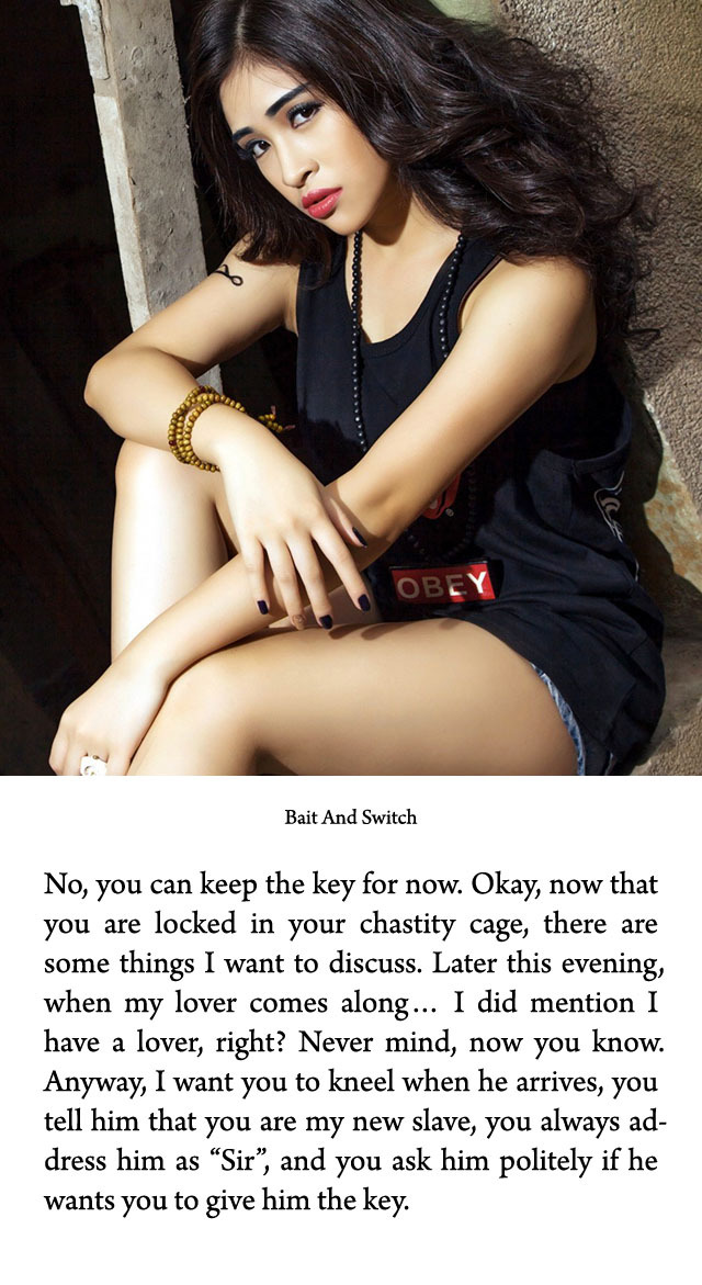 In hindsight, I wish I would have found an explicit use for her “obey” label.