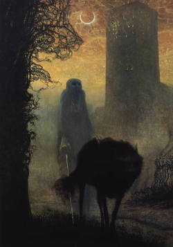 thenerdsaurus:  Zdzisław Beksiński (1929 – 2005) …was a Polish painter, photographer and sculptor, specializing in the field of dystopian surrealism. Beksiński did his paintings and drawings in what he called either a ‘Baroque’ or a &lsquo;Gothic’