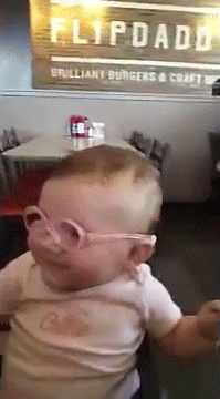 did-you-kno:  sixpenceee:Baby Girl seeing Clearly For the First Time10-month-old