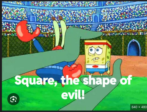 I Been Loving The Shapes And Pines Au From @void-dude And I Couldnt Help But Think Of This SpongeBob