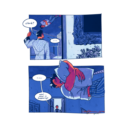 I Kinda Imagine Superman Subconsciously Floating When He Sleeps Somewhere He's Most Comfortable And Feel