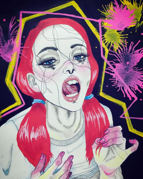 jedavu:    Some drawings by Sao Paulo-based Japanese Peruvian artist Harumi Hironaka  