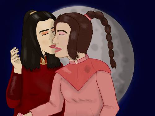 ninasfireescape: azula x ty lee @atla-wlw-weekThis one took a while so I haven’t been great at