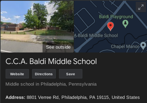 Who Wants To Go To The Baldi Middle School With Me
