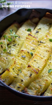 foodffs:  Sea Salt &amp; Oregano Domino Potatoes Really nice recipes. Every hour. Show me what you cooked!