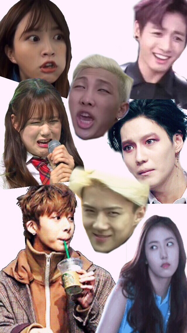 Asian Celebrity Wallpapers — Kpop meme wallpapers, requested 😝 Like and