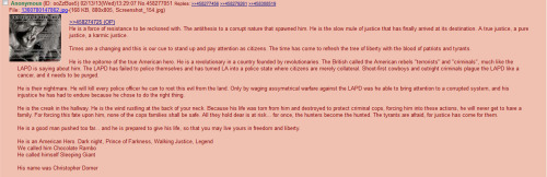 What /k/ thinks about Dorner&rsquo;s cabin being burned down.  I can&rsquo;t stop laughing.