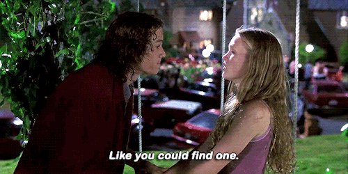 televisionfilmgifs:Why are you doing this? I told you, you may have a concussion. 10 Things I Hate A