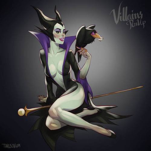 Porn photo pinuparena:    “Disney Villains Pin-Ups”