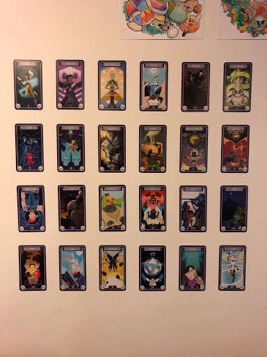 rehgar: My tarot cards from @sharkjpeg got lost in the mail, but they finally arrived today! So, I p