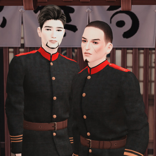 ir7770:ir7770_GoldenKamuyUniform01Created for: The Sims 418 colorsOnly maleDon’t re-upload or 