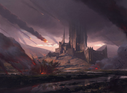 ravenkult:Molten Rain by Sung Choi www.artstation.com/artwork/LQVJr