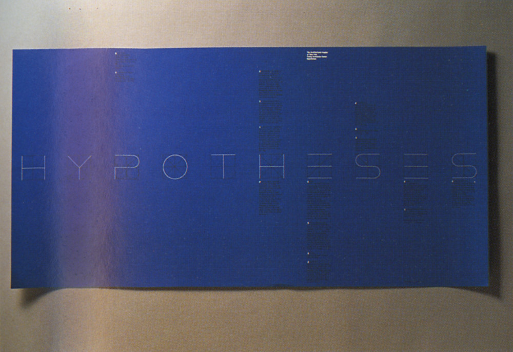 vuls:  HypothesesVignelli Associates, New York, New York, 1987