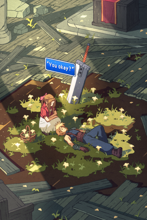 k141:My piece for the FFVII Zine