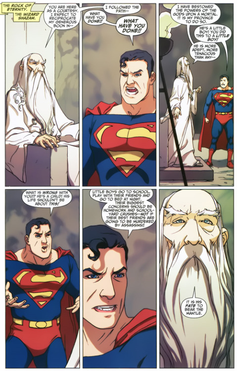 tinyredbird: writeroffates: hournite: Superman/Shazam: First Thunder #4 #ADOPT HIM CLARK ADOPT HIM D