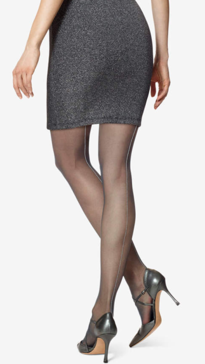 View more pictures at Fashion Tights Hue Metallic Backseam Tights - $7.13A new take on a vintage fav