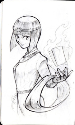 m-keane:Some Menat sketches.  Deciding whether to draw her in a kurta or jumpsuit.