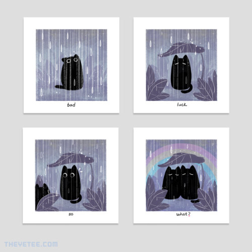 Bad Luck, So What? I&rsquo;ve partnered with The Yetee to make an original merch set featuring my sw