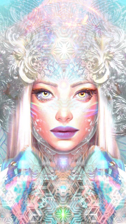 digitalsymmetry: “Sia of Tranquility” - DMT Goddess- B*