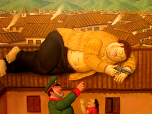 Fernando Botero tribute to Pablo Escobar