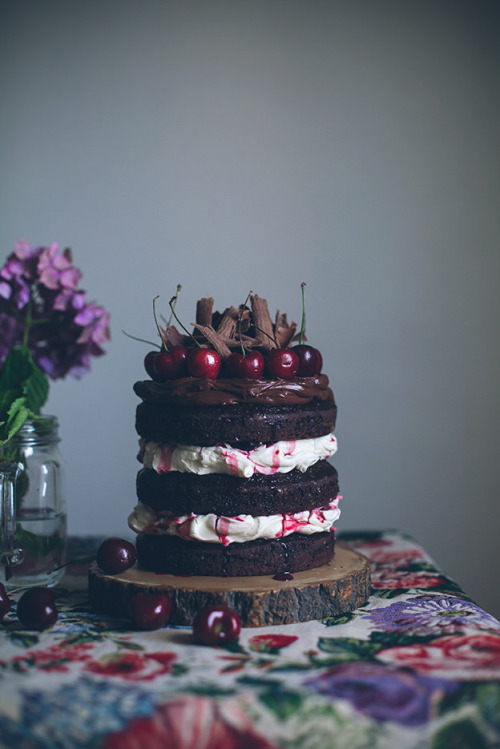 sweetoothgirl:BLACK FOREST GÂTEAU