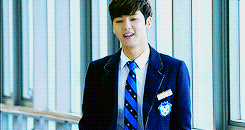 sxjung: gifs of Minhyuk smiling in The Heirs; requested by imawesomelikeyou 