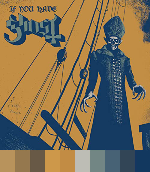 defendersovthefaith:ghost discography + color palettes