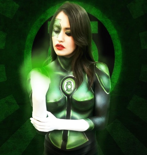 Jessica Cruz bodypaint by Maddie Mason and Azul5051 (Jose Guajardo)