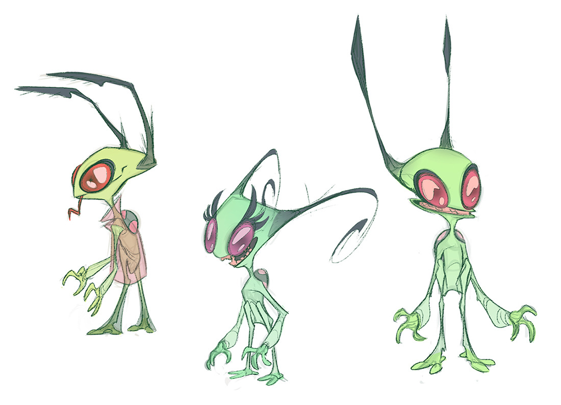 coconutmilkyway: i wanted to play w irken anatomy to make them more like weird buggy