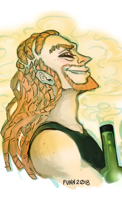 I didn’t have a ref so I messed up his sideburns….it….husband’’