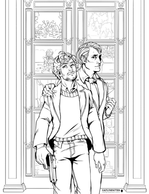 “Porta Di Paradiso”One of my favorite shows and I had yet to do some fanart!! I was incr