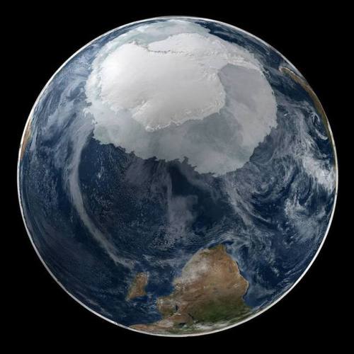 Antarctica from spaceThe icy continent is the single largest chunk of cryosphere on Earth, being cov