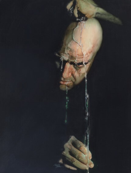 ganymedesrocks:  That was not just a Thunderstorm, it was Apocalyptic…Robert Peak (American, 1927-1992) Apocalypse Now, movie poster illustration, 1979 Mixed media on paper, courtesy H.A.
