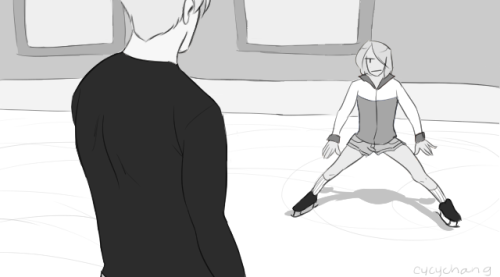 I feel like Yurio would defend himself wearing booty shorts, especially on the ice.from this great s