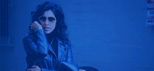 iwillbestronger: “I’m dating a woman. I’m bi.” And just like that, our beautiful Rosa Diaz is canonically bisexual!    💖  💜💙   
