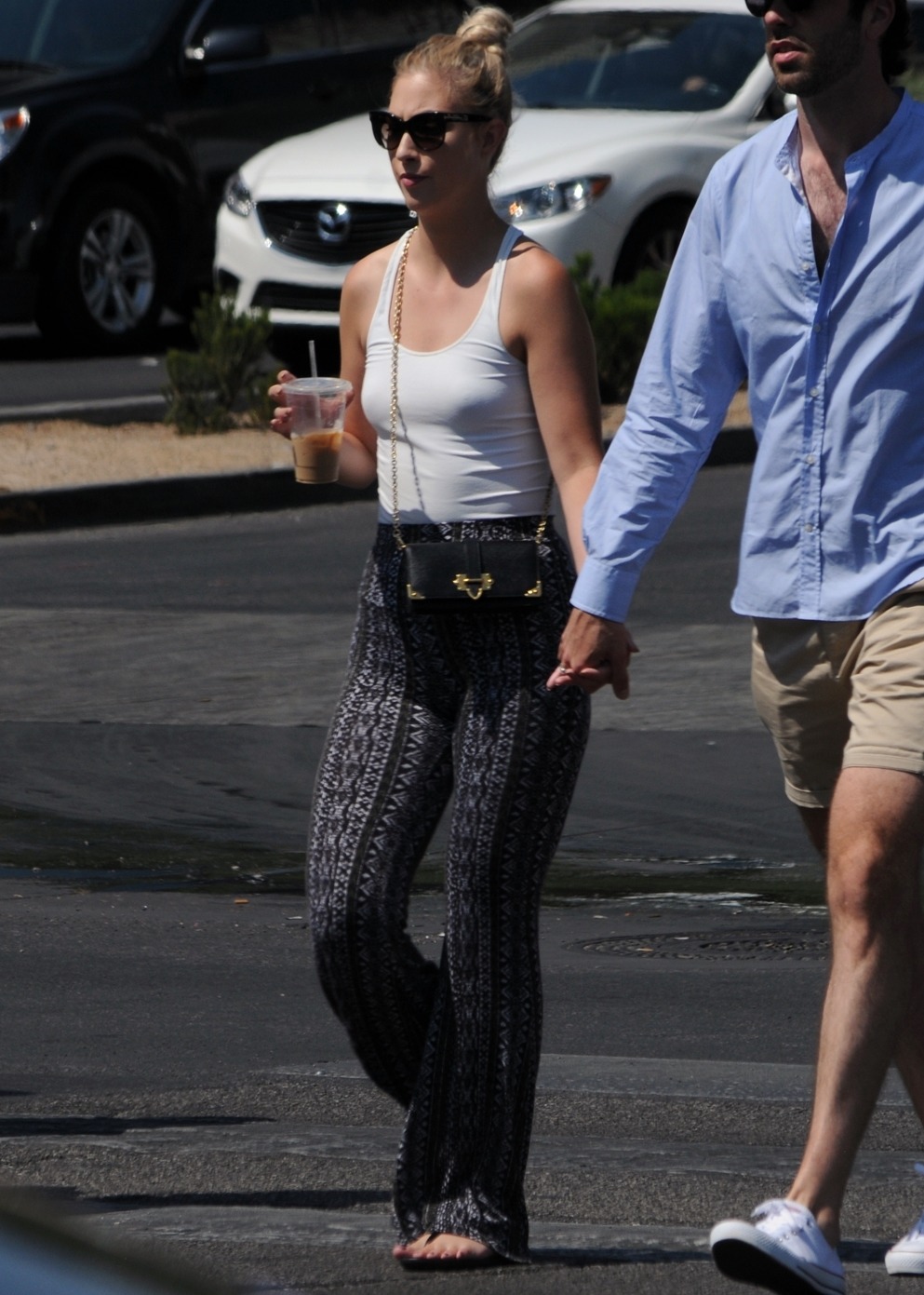 That’s a pretty see through shirt.